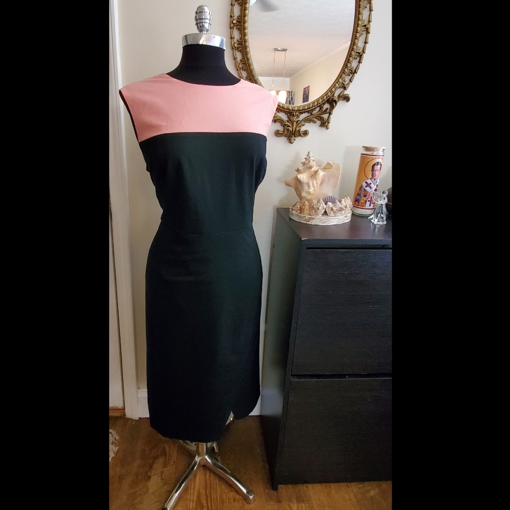 NY&Co Pink & Black Sz18 Sheath Dress *New w/tags*